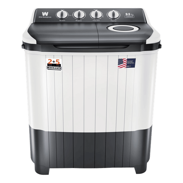 Buy White Westinghouse 9.5 kg Semi Automatic Washing Machine with